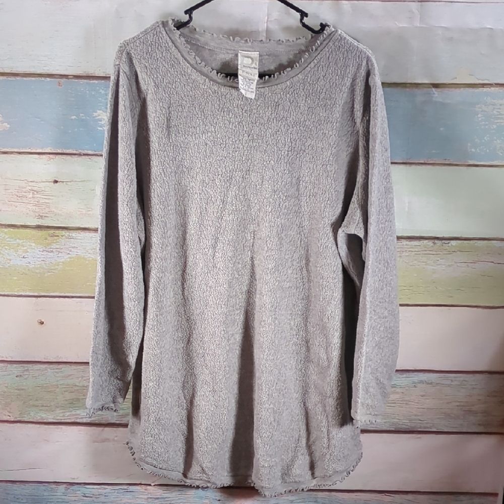 Roaman's Gray Relaxed Fit Sweatshirt